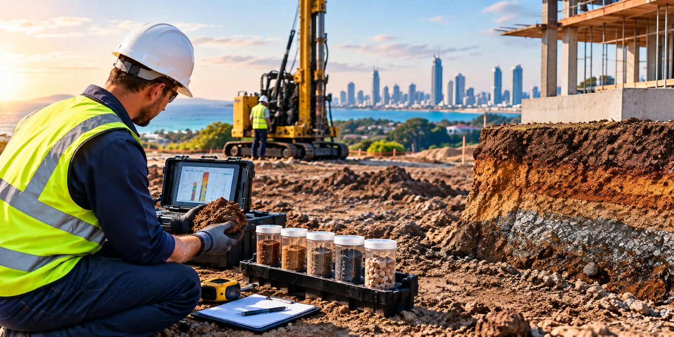Soil testing for safer construction and stable foundations.